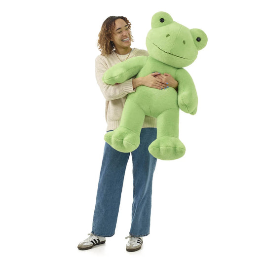 Giant Spring Green Frog Stuffed Animal | Build-A-Bear® - US 0399