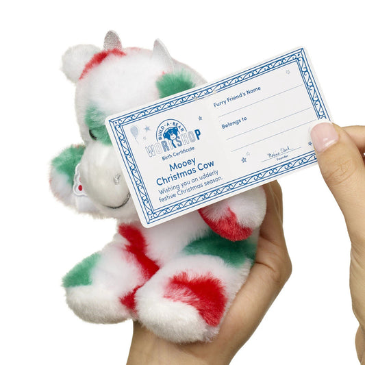 Mini Beans Mooey Christmas Cow Plush Toy | Build-A-Bear® - US 6978