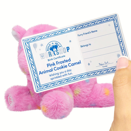 Build-A-Bear Mini Beans Pink Frosted Animal Cookie | BAB - US 7598