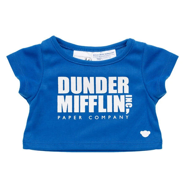 The Office Dunder Mifflin T-Shirt for Stuffed Animals | Build-A-Bear® - US 1824