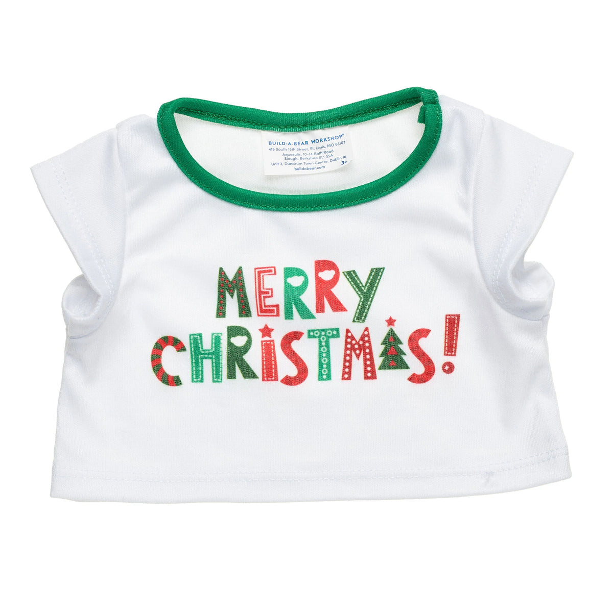 Merry Christmas T-Shirt for Stuffed Animals | Build-A-Bear® - US 1185